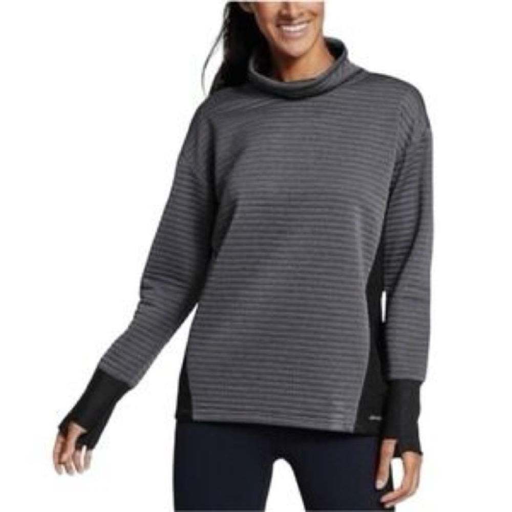 Eddie Bauer Women’s Freedry Dash Point Funnel Nevk Sweatshirt Size M NWT